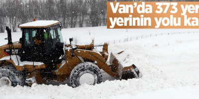 Van’da 373 yerleşim yerinin yolu kapandı