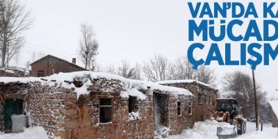 Van’da karla mücadele çalışması