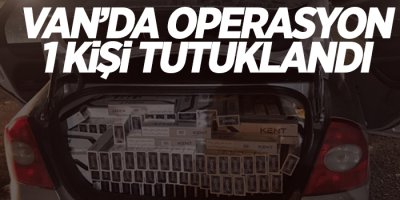 Van'da operasyon: 1 kişi tutuklandı
