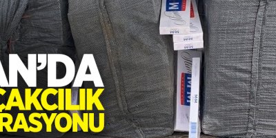 Van’da 10 bin 500 paket kaçak sigara ele geçirildi