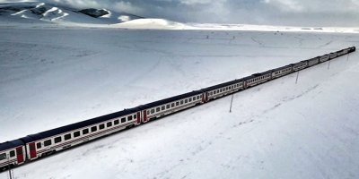 Doğu Ekspresi havadan görüntülendi