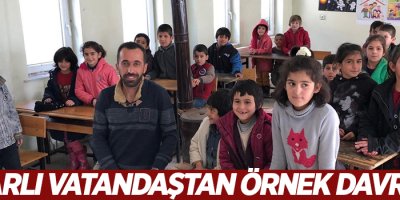 Duyarlı vatandaştan örnek davranış