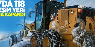 Van'da 118 yerleşim yeri ulaşıma kapandı