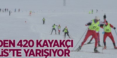 17 ilden 420 kayakçı Bitlis’te yarışıyor