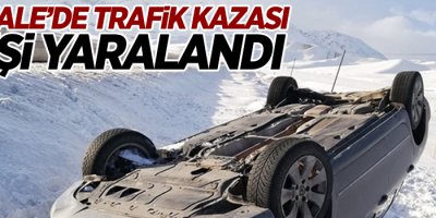 Başkale’de trafik kazası, 1 yaralı