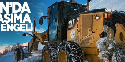 Van'da ulaşıma kar engeli