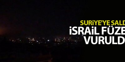 Suriye'ye saldırı: İsrail füzeleri vuruldu
