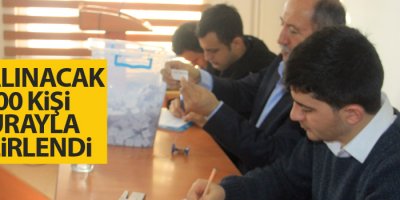 Hakkari’de kura çekimi