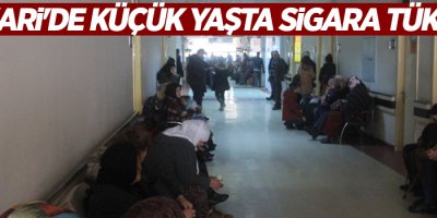 Hakkari'de küçük yaşta sigara tüketimi