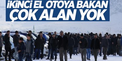 İkinci el otoya bakan çok alan yok