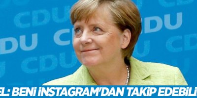 Merkel: Beni Instagram'dan takip edebilirsiniz