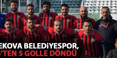 Yüksekova Belediyespor, Erciş'ten 5 golle döndü