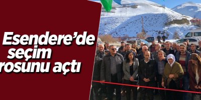 HDP, Esendere’de seçim bürosunu açtı
