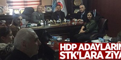 HDP adaylarından STK'lara ziyaret