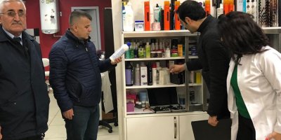 Hakkari’de güzellik merkezleri denetlendi