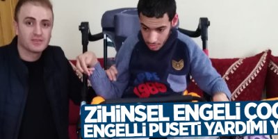 Zihinsel Engeli Çocuğa Engelli Puseti Yardımı Yapıldı