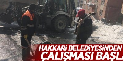 Hakkari Belediyesinden lögar çalışması başlattı