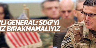 ABD'li general: SDG'yi yalnız bırakmamalıyız