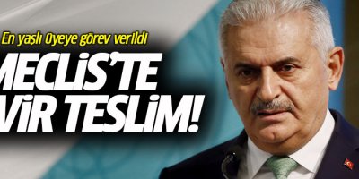 Meclis'te devir teslim töreni