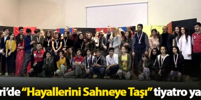 Hakkari’de “Hayallerini Sahneye Taşı” tiyatro yarışması