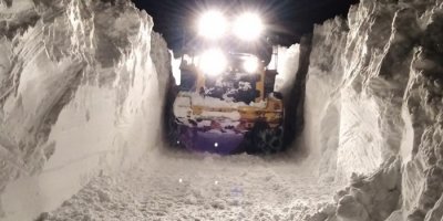 18 yerleşim yerinde karla mücadele