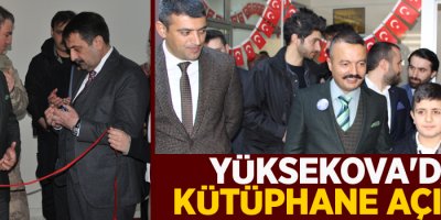 Yüksekova'da Z-Kütüphane açılışı