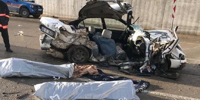 Feci kaza: 2 ölü, 3 ağır yaralı