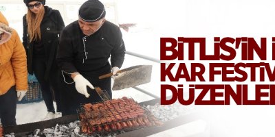 Bitlis'in ilk Kar Festivali düzenlendi