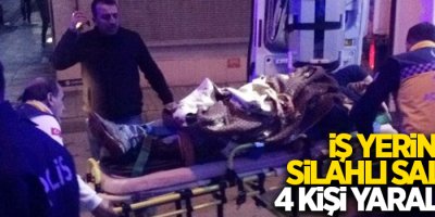 Elazığ'da iş yerine silahlı saldırı: 4 yaralı