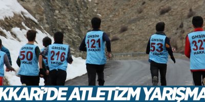 Hakkari’de atletizm yarışması