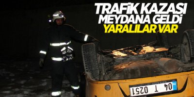 Trafik kazası: 2 yaralı