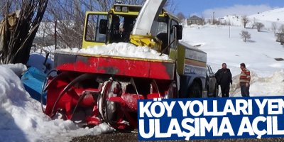 Köy yolları yeniden ulaşıma açılıyor