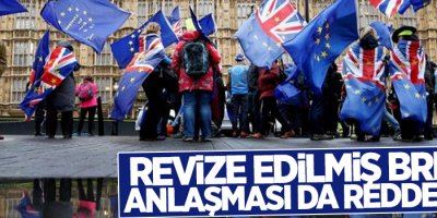 Revize edilmiş Brexit anlaşması da reddedildi