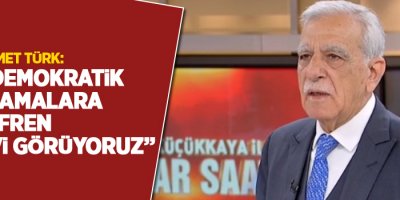 HDP'li Ahmet Türk: Antidemokratik uygulamalara karşı fren görevi görüyoruz
