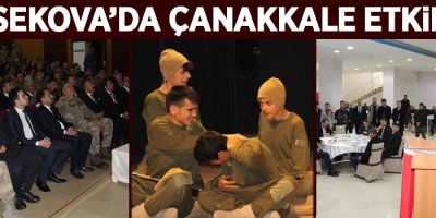 Yüksekova'da Çanakkale etkinliği