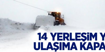 Hakkari’de 14 yerleşim yeri kapandı