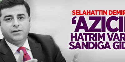 Demirtaş: 'Azıcık hatrım varsa sandığan gidin...'