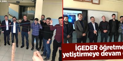 Yüksekova: İGEDER öğretmen yetiştirmeye devam ediyor