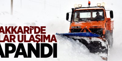 59 yerleşim yerinin yolu ulaşıma kapandı