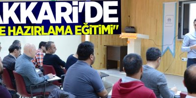 Hakkari'de 'Proje hazırlama eğitimi'