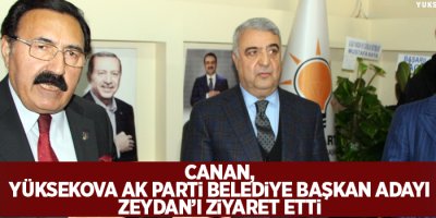 Eski HDP'li vekil Canan, Ak Parti Belediye Başkan Adayını ziyaret etti