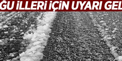 Doğu illeri için yoğun kar yağışı uyarısı