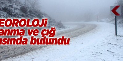 Doğu illeri için buzlanma ve çığ uyarısı