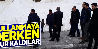 Oy kullanmaya giderken, mahsur kaldılar!