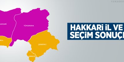 Hakkari il ve ilçe seçim sonuçları