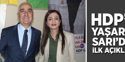 HDP'li Eşbaşkanlar, Yaşar ve Sarı'dan ilk açıklama