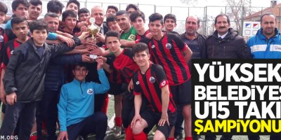 Yüksekova U15 takımı il şampiyonu oldu!