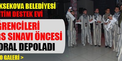Öğrenciler Moral Depoladı