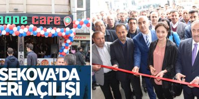 Yüksekova'da iş yeri açılışı