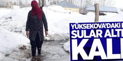 Aksu köyü suya gömüldü